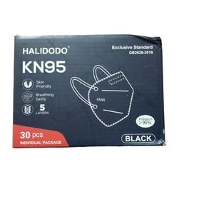 Kn95 Black Adult Face Masks 30ct